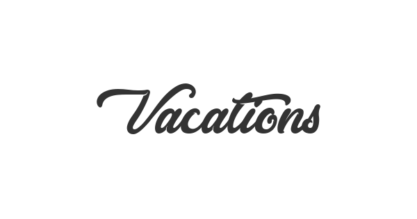 Vacations in Phuket font thumb